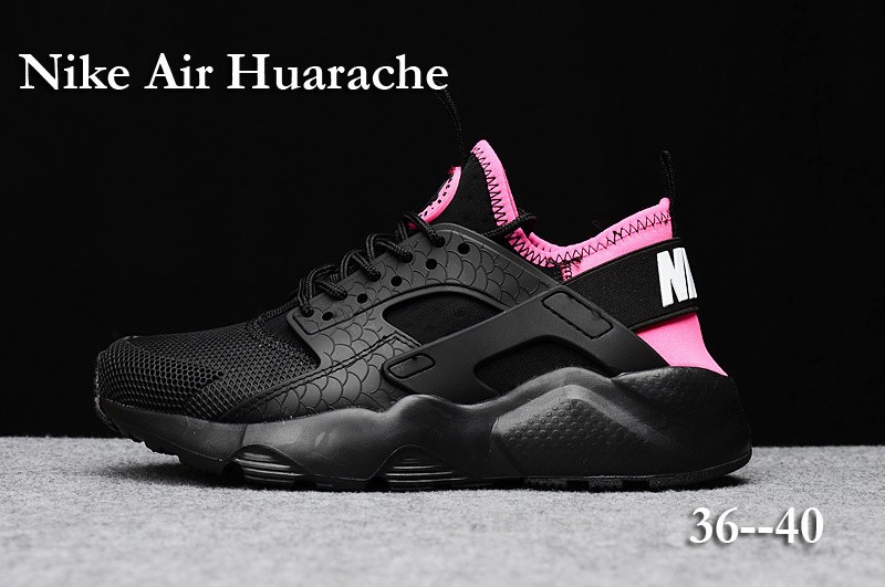 nike huarache femme noir et blanc