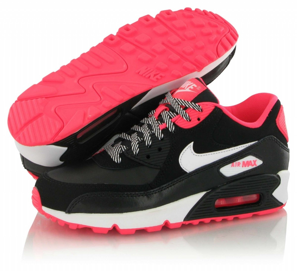 air max 90 noir et rose pas cher